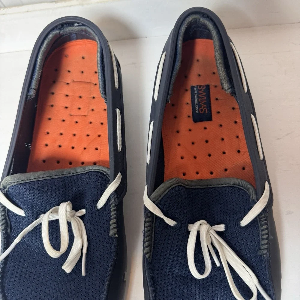 Swims Lace Loafer Boat Shoes Mesh Navy Men's US‎ 9 Lightweight Quick Drying